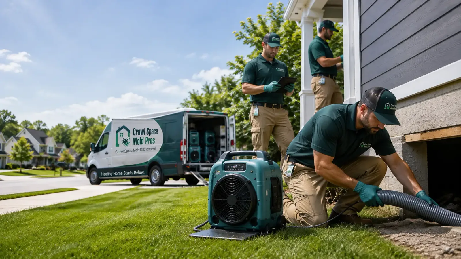Crawl Space Mold Removal in Norcross, MN